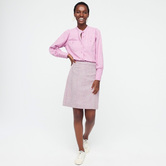 J. Crew NWT Draped Button-Down Shirt in Twill - Picture 3 of 5